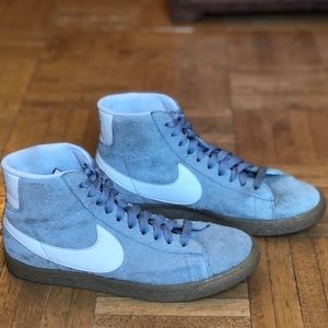 Nike blazers suede gray